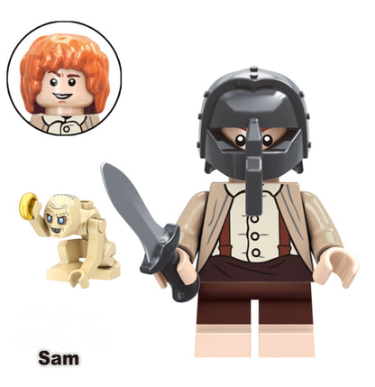 MINIFIGURE LORD OF THE RING/HOBBIT UNIVERS: SAM CUSTOM