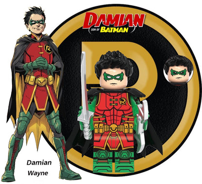 PREVENTE MINIFIGURE DC UNIVERS: DAMIAN WAYNE Custom Disponibilité fin juin 2026