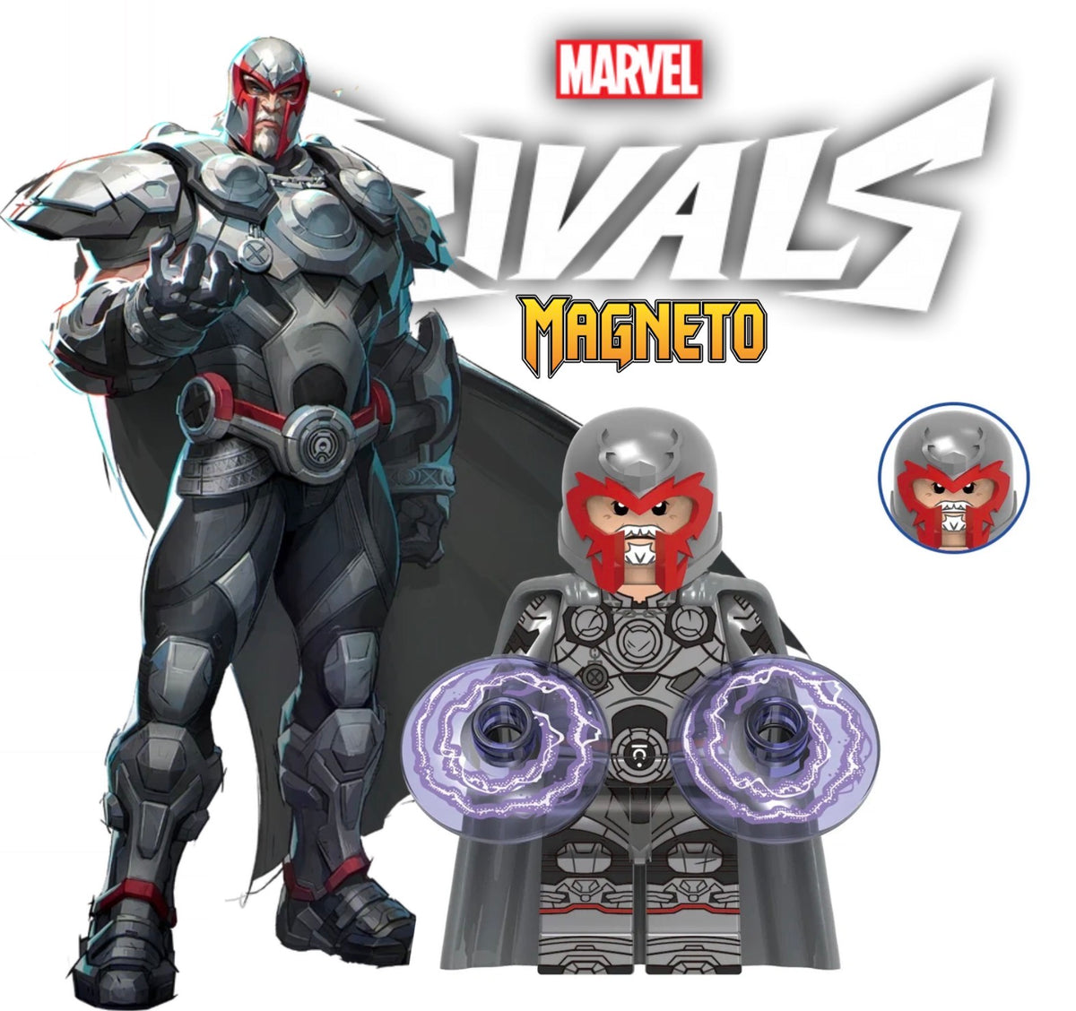 PREVENTE MINIFIGURE MARVEL UNIVERS: MAGNETO RIVALS Custom Disponibilité Novembre 2026