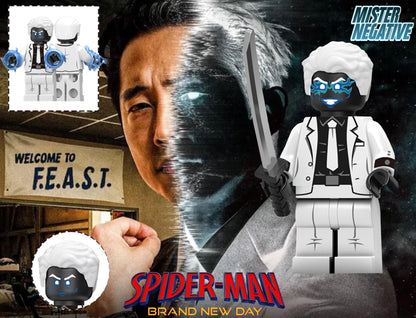 PREVENTE MINIFIGURE MARVEL UNIVERS (SPIDERMAN): MISTER NEGATIVE Custom Disponibilité mi-septembre 2026