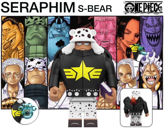 PRÉVENTE ⭐️⭐️⭐️MINIFIGURE ONE PEACE UNIVERS: S-BEAR ⭐️⭐️⭐️custom DISPONIBILITÉ DÉBUT NOVEMBRE 2026
