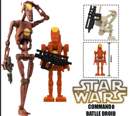 PREVENTE⭐️ TOP ZEDBRICK 2026 ⭐️MINIFIGURE STAR WARS UNIVERS: COMMAND BATTLE DROID (new model) ⭐️Custom Disponibilité mi-septembre 2026