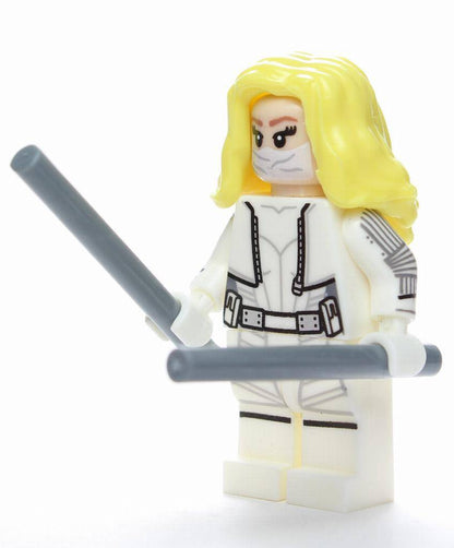 MINIFIGURE VINTAGE DC UNIVERS : WHITE CANARY (2017)custom