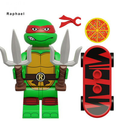 MINIFIGURE TORTUE NINJA UNIVERS: RAPHAËL Custom