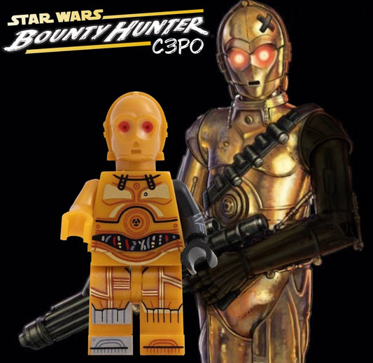 MINIFIGURE STAR WARS UNIVERS: BOUNTY HUNTER C3PO Custom