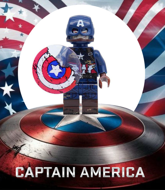 MINIFIGURE MARVEL UNIVERS: CAPTAIN AMERICA custom