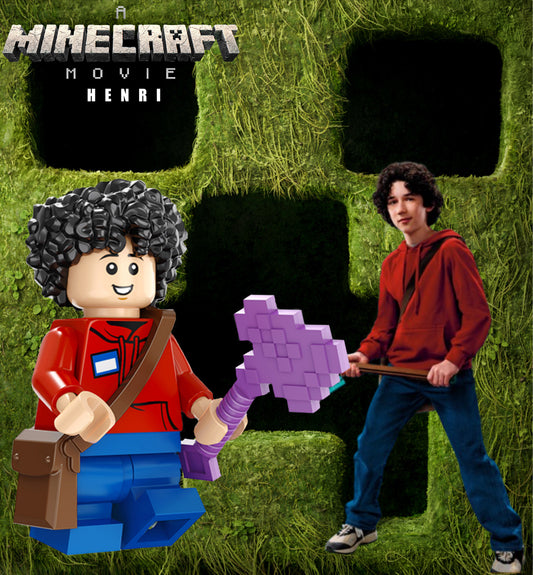 PREVENTE MINIFIGURE MINECRAFT UNIVERS : HENRY custom Disponibilité fin Novembre 2025