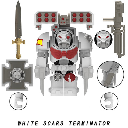 ⭐️⭐️⭐️MINIFIGURE WARHAMMER 40K UNIVERS: WHITE SCARS TERMINATOR ⭐️⭐️⭐️custom