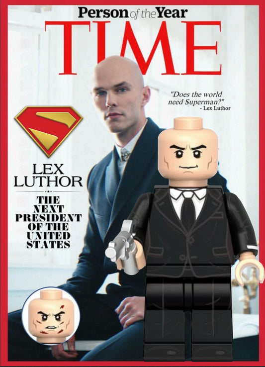 PREVENTE MINIFIGURE DC UNIVERS(SUPERMAN LEGACY): LEX LUTHOR custom Disponibilité fin Juin 2025