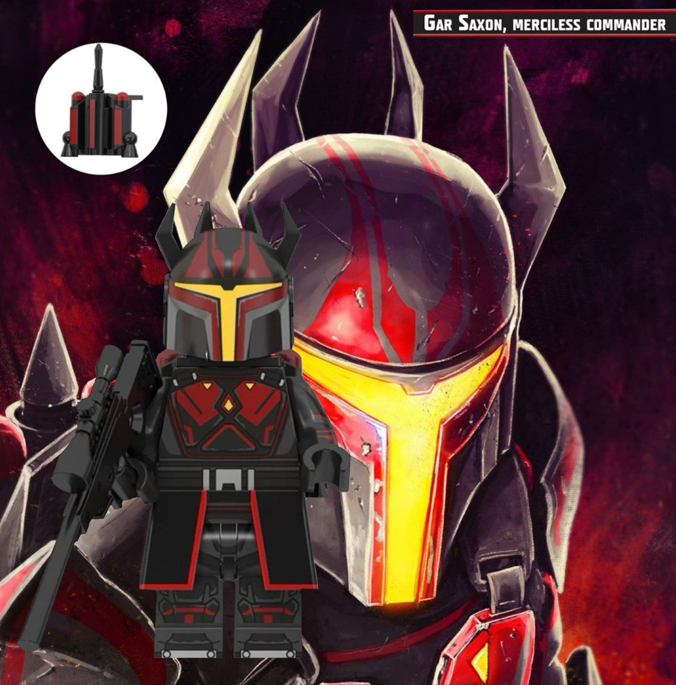 MINIFIGURE STAR WARS UNIVERS: GAR SAXON CUSTOM