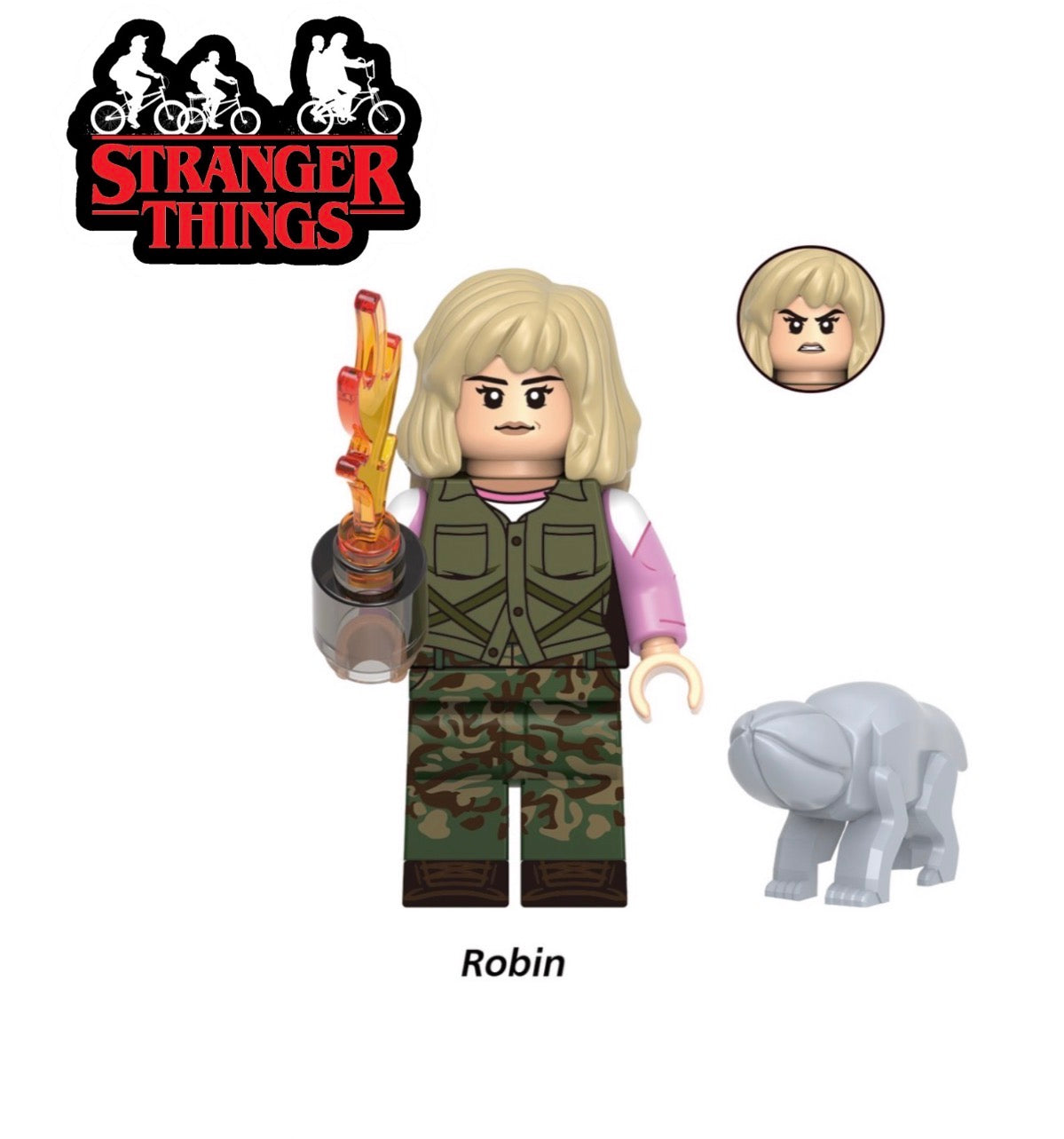 MINIFIGURE STRANGER THINGS UNIVERS: ROBIN Custom