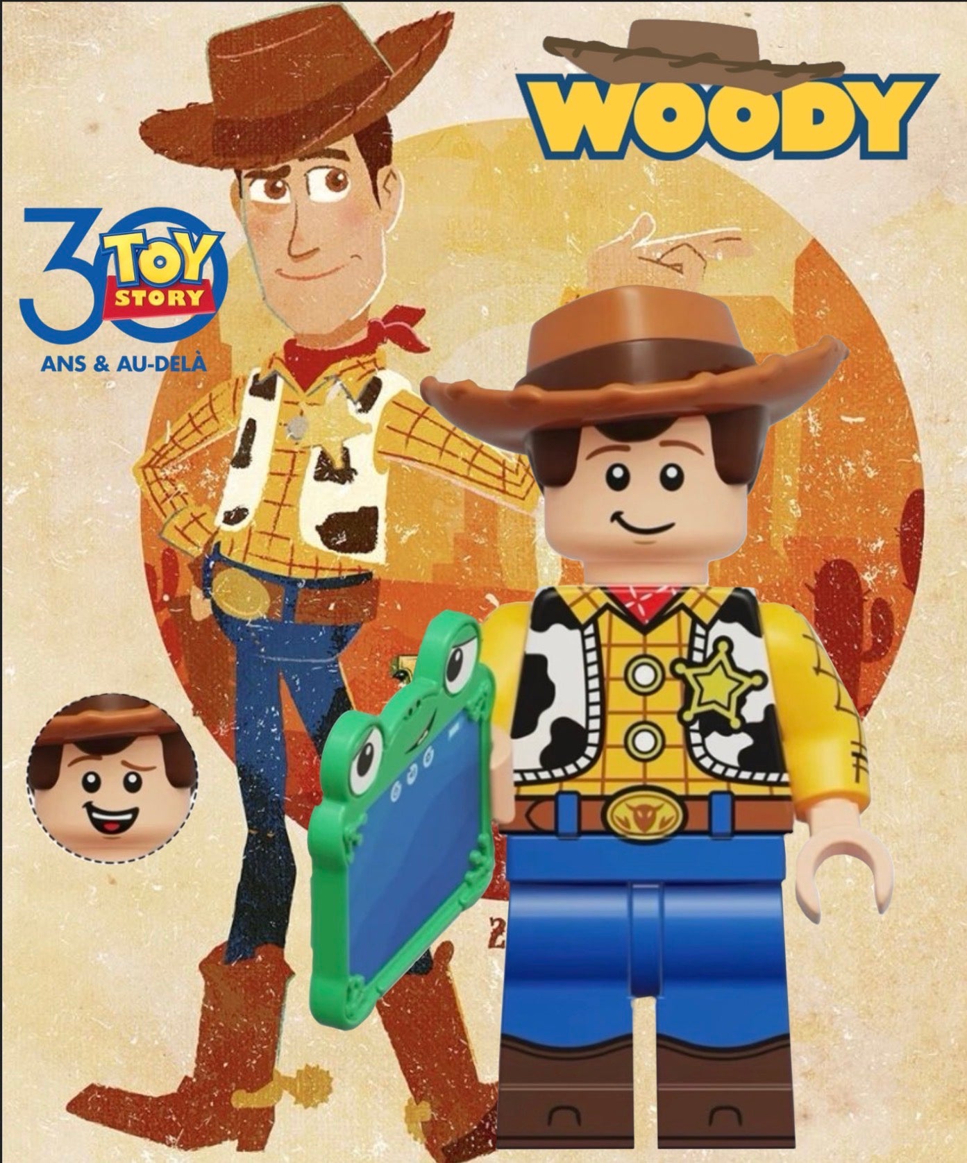 PREVENTE MINIFIGURE DISNEY TOY STORY UNIVERS: WOODY CUSTOM Disponibilité mi-septembre 2026