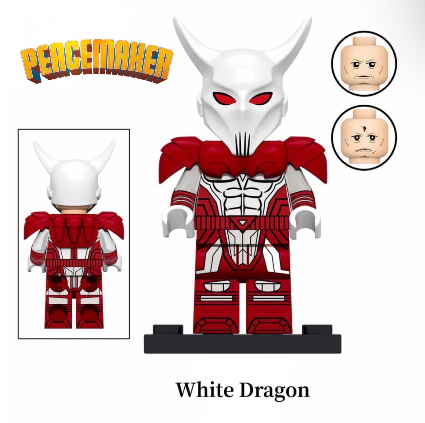 ⭐️⭐️⭐️MINIFIGURE DC UNIVERS : WHITE DRAGON (VERSION B)⭐️⭐️⭐️custom