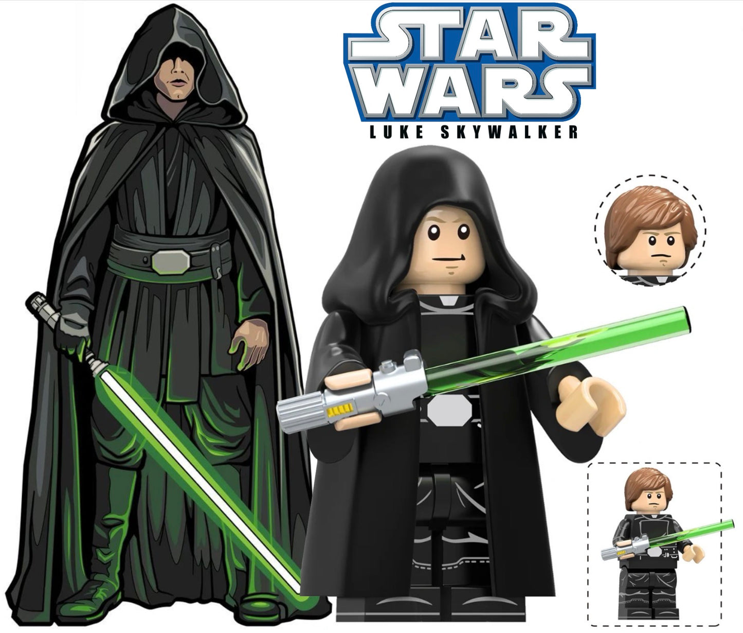 PREVENTE MINIFIGURE STAR WARS UNIVERS: LUKE SKYWALKER Custom Disponibilité juin 2026
