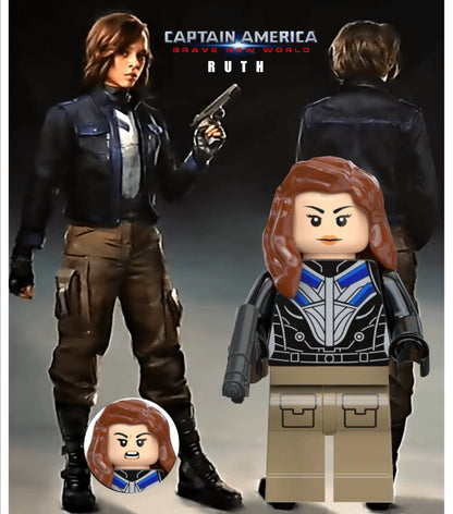 PREVENTE MINIFIGURE MARVEL UNIVERS: AGENT RUTH custom Disponibilité fin octobre 2025