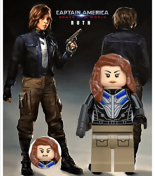 PREVENTE MINIFIGURE MARVEL UNIVERS: AGENT RUTH custom Disponibilité fin octobre 2025