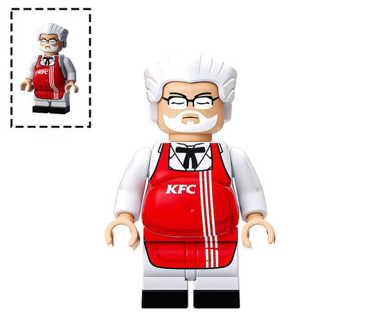 MINIFIGURE KFC (Colonel Harland David Sanders) custom