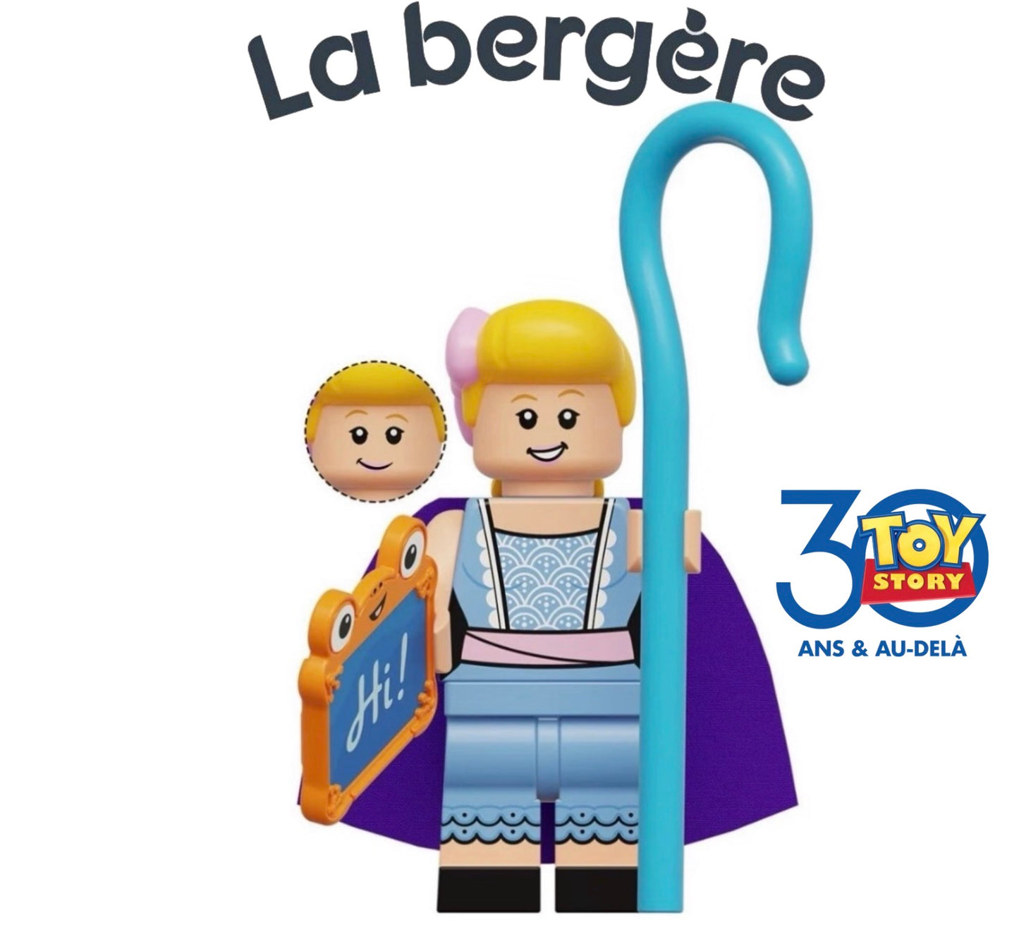 PREVENTE MINIFIGURE DISNEY TOY STORY UNIVERS: BO PEEP (la bergère) CUSTOM Disponibilité mi-septembre 2026