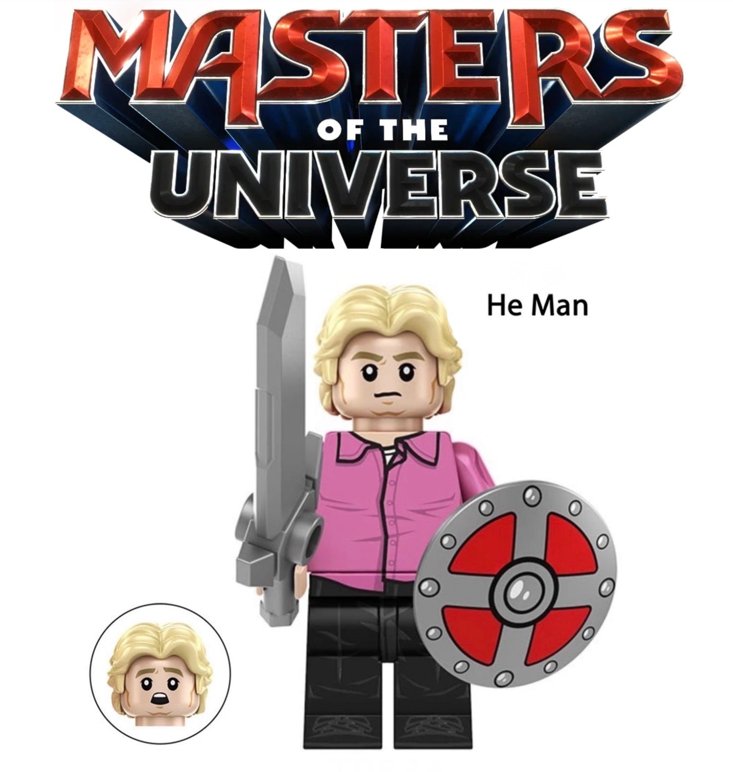 PREVENTE MINIFIGURE MASTERS OF THE UNIVERSE: HE-MAN Custom Disponibilité juillet 2026