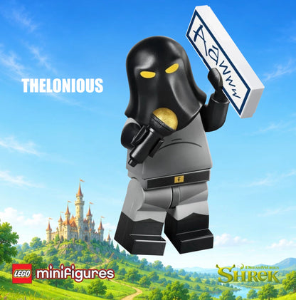 PREVENTE LEGO MINIFIGURE SÉRIES SHREK : THELONIOUS "Socle+Fascicule inclus " Disponibilité fin septembre 2026