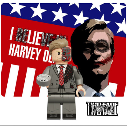 MINIFIGURE DC UNIVERS : TWO-FACE custom