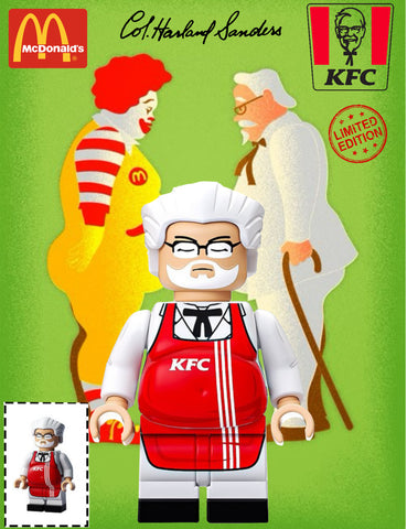 MINIFIGURE KFC (Colonel Harland David Sanders) custom