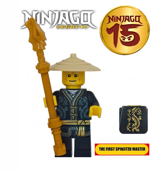 ⭐️ ⭐️ ⭐️MINIFIGURE 15 ANNIVERSAIRE NINJAGO LEGACY UNIVERS: The First Spinjitzu Master ⭐️ ⭐️ ⭐️ CUSTOM Disponibilité fin avril 2026
