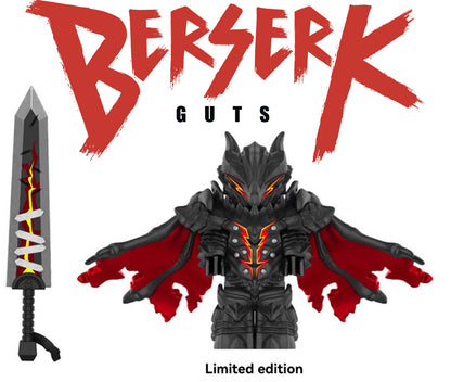 ♥️♥️♥️MINIFIGURE BERSERK UNIVERS EDITION LIMITÉE: GUTS ♥️♥️♥️custom