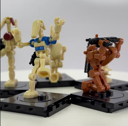 ⭐️ TOP ZEDBRICK 2026 ⭐️MINIFIGURE STAR WARS UNIVERS: BATTLE DROID SECURITY DROID (new model) ⭐️⭐️Custom