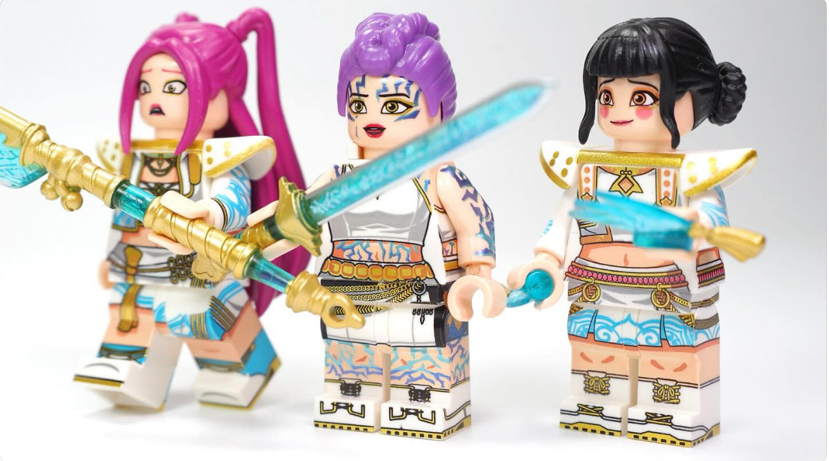 ♥️♥️♥️MINIFIGURE K-POP DÉMON HUNTER UNIVERS : MIRA ♥️♥️♥️custom