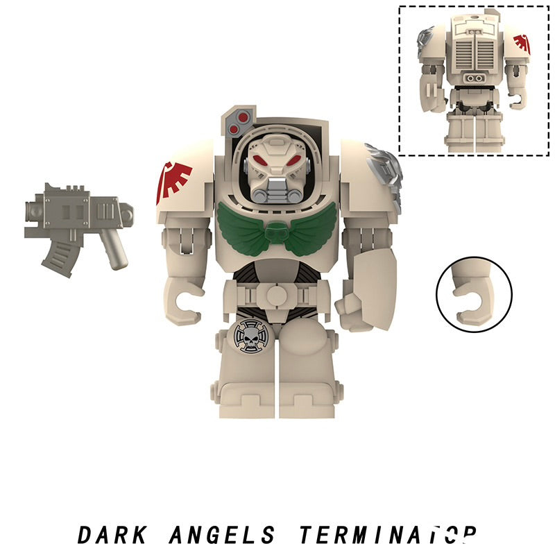 ⭐️⭐️⭐️MINIFIGURE WARHAMMER 40K UNIVERS: DARK ANGELS TERMINATOR ⭐️⭐️⭐️custom