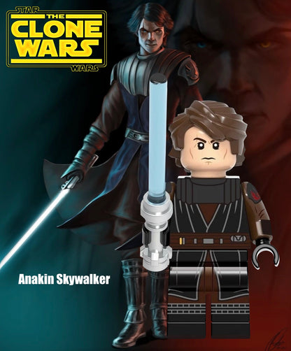 MINIFIGURE STARWARS UNIVERS(Année 2023):ANAKIN SKYWALKER (CLONE WARS) Custom
