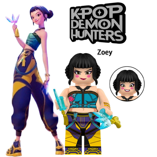 ♥️♥️♥️MINIFIGURE K-POP DÉMON HUNTER UNIVERS : ZOEY ♥️♥️♥️custom