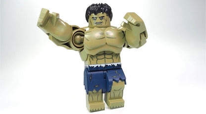 ♥️♥️♥️BIG MINIFIGURE MARVEL UNIVERS: INCREDIBLE HULK (C) ♥️♥️♥️custom