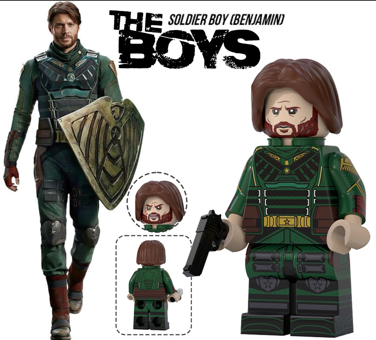 PREVENTE MINIFIGURE THE BOYS UNIVERS: SOLDIER BOY custom Disponibilité mi-septembre 2026