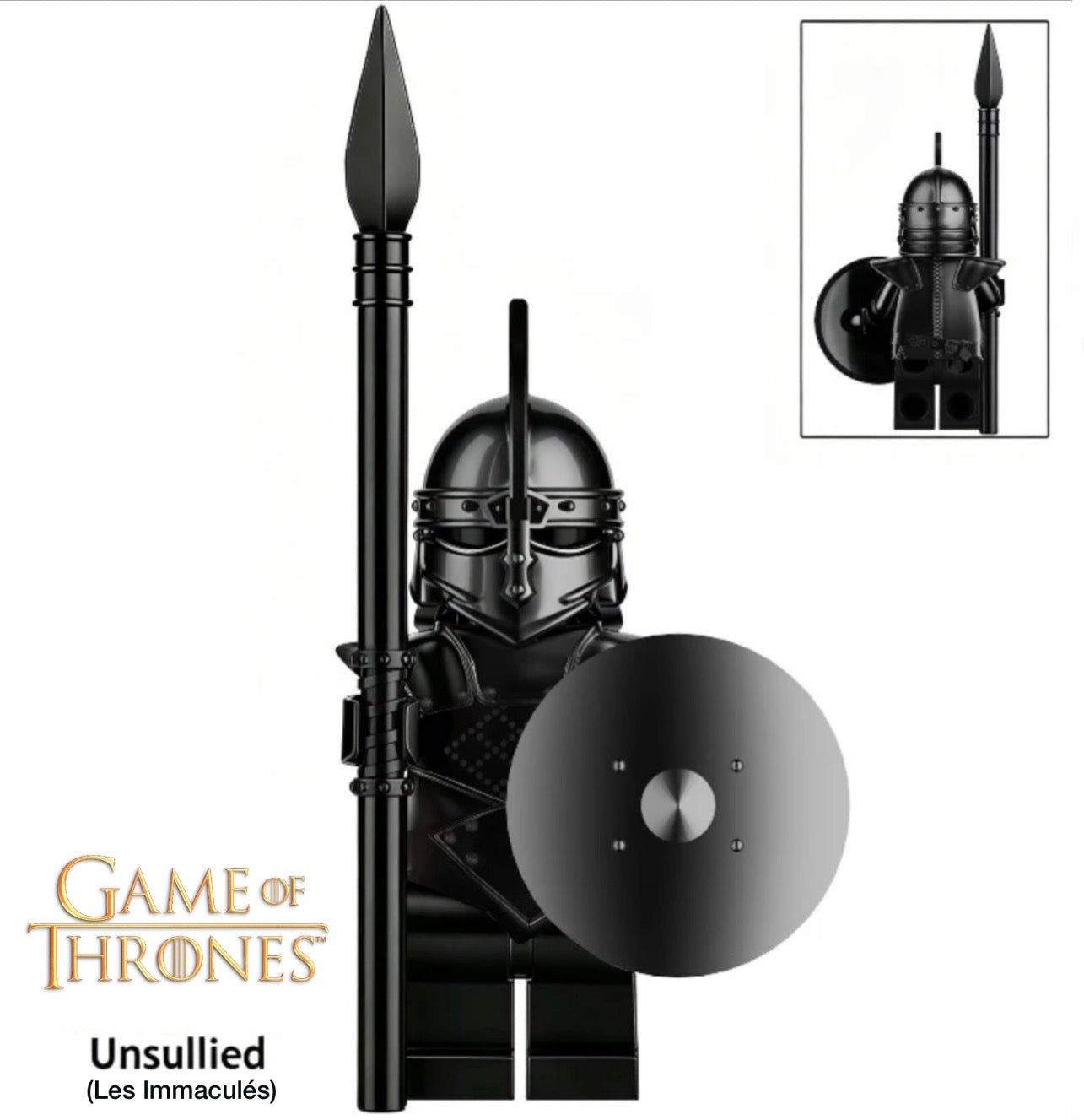 PREVENTE MINIFIGURE GAME OF THRONES UNIVERS: UNSULLIED (version D) Custom Disponibilité fin septembre 2026