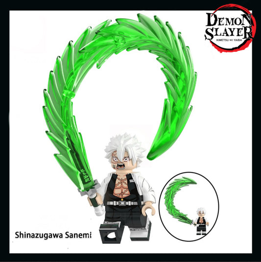 PRÉVENTE♥️♥️♥️MINIFIGURE DÉMON SLAYER UNIVERS: SHINAZUGAWA SANEMI ♥️♥️♥️custom Disponibilité Septembre 2025