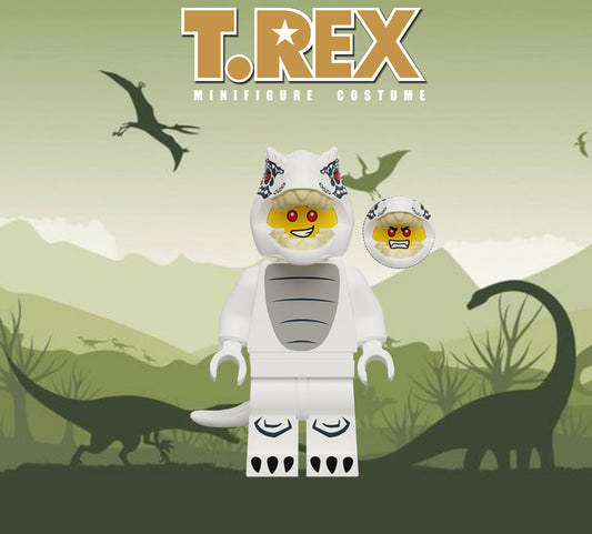 MINIFIGURE DÉGUISEMENT UNIVERS: T-REX custom