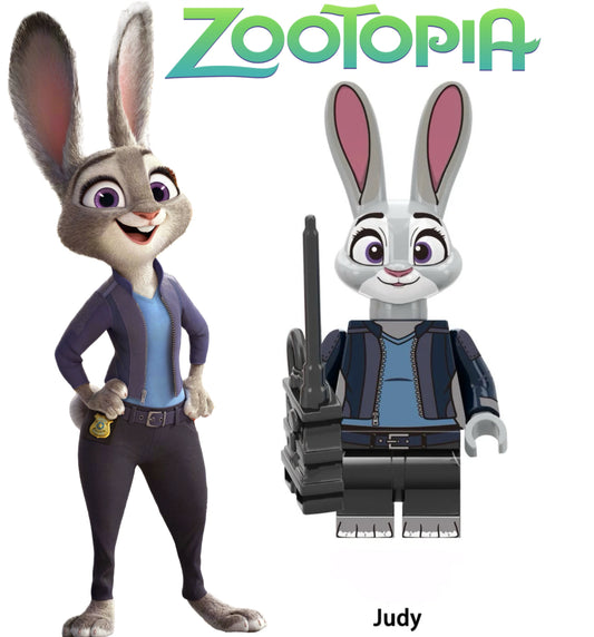 ⭐️ ⭐️ DISNEY MINIFIGURE ZOOTOPIA UNIVERS: JUDY ⭐️ ⭐️ custom