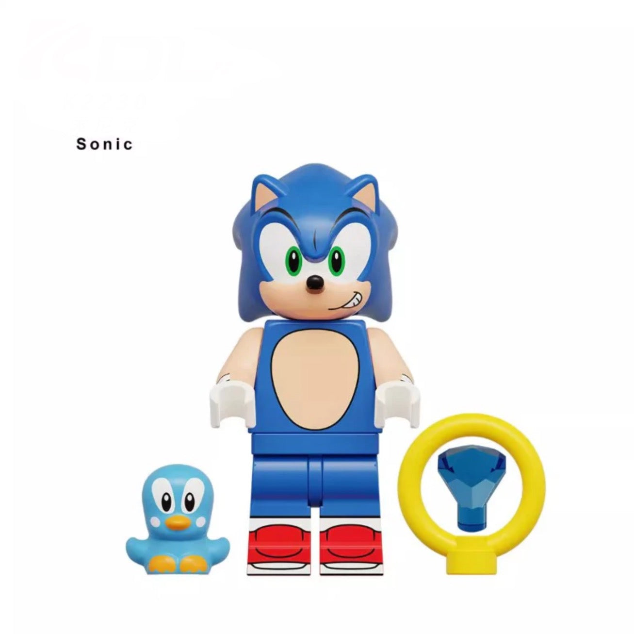 MINIFIGURE  SONIC UNIVERS : SONIC Custom