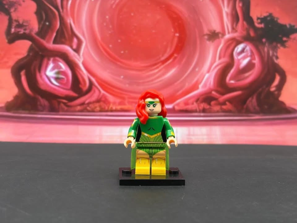 ⭐️⭐️⭐️MINIFIGURE MARVEL UNIVERS EDITION LIMITÉE : HEILFIRE GALA JEAN GREY⭐️⭐️⭐️custom