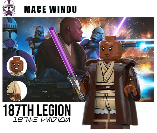 MINIFIGURE STAR WARS UNIVERS: 187th MACE WINDU  Custom