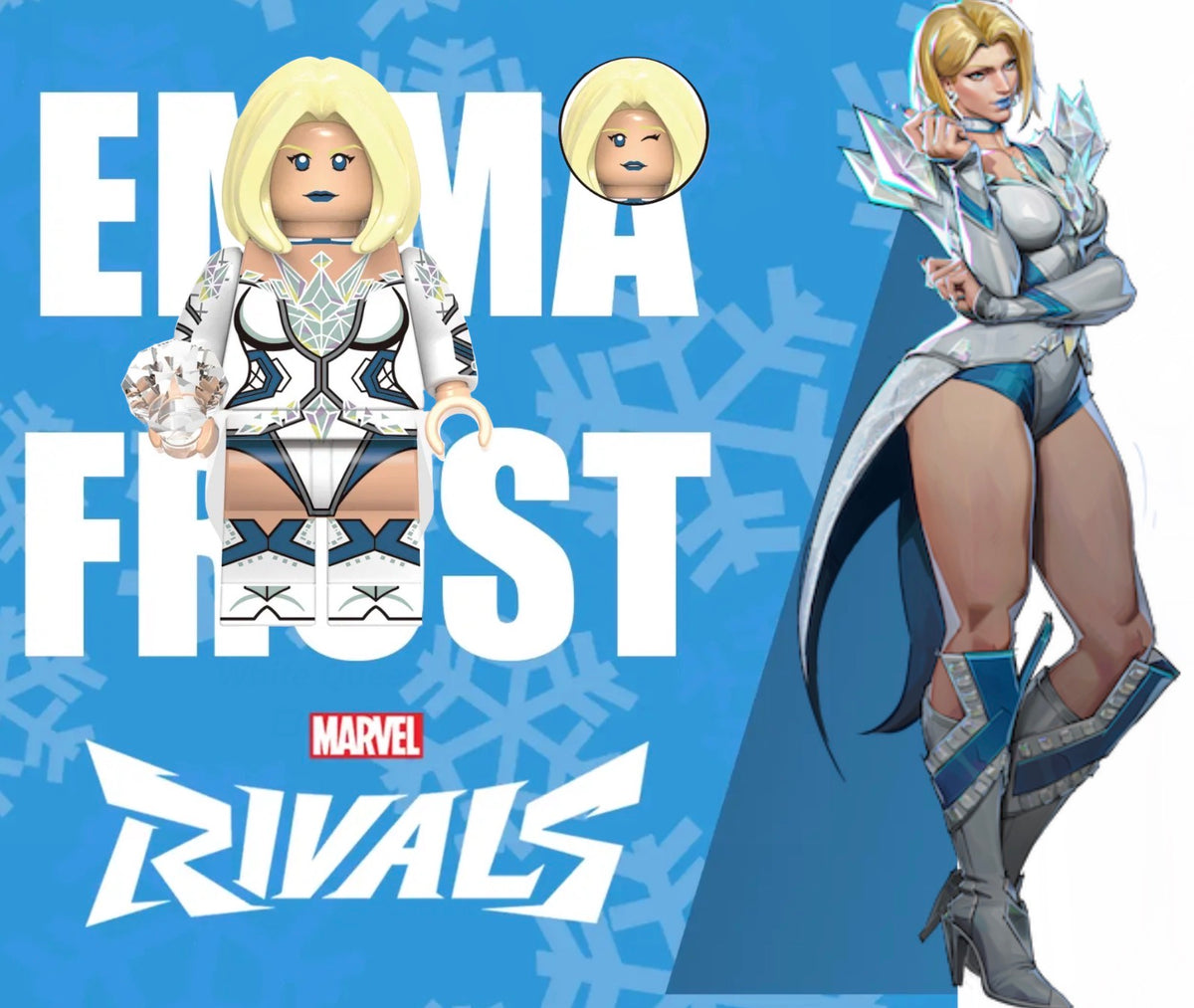 PREVENTE MINIFIGURE MARVEL UNIVERS: WHITE QUEEN RIVALS Custom Disponibilité Novembre 2026