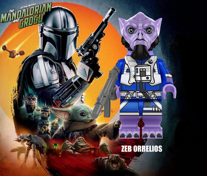 PREVENTE MINIFIGURE STAR WARS UNIVERS(The Mandalorian and Grogu): ZEB ORRELIOS Custom Disponibilité fin juin 2026