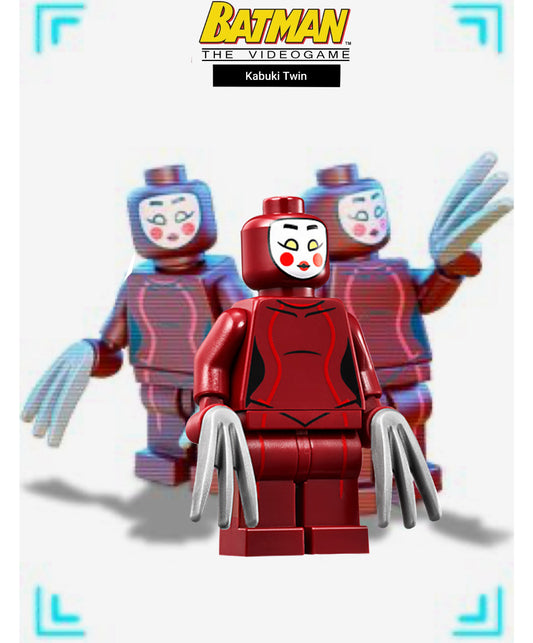 MINIFIGURE VINTAGE DC UNIVERS : KABUKI TWIN (2017)custom