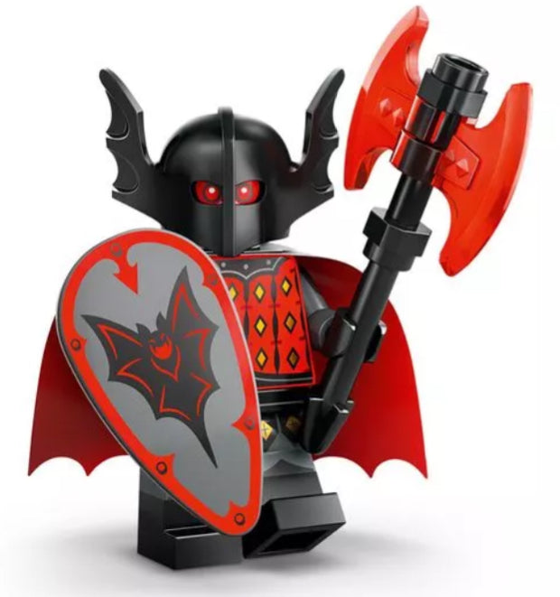 MINIFIGURE SÉRIES 25: le chevalier vampire "socle+fascicule" custom