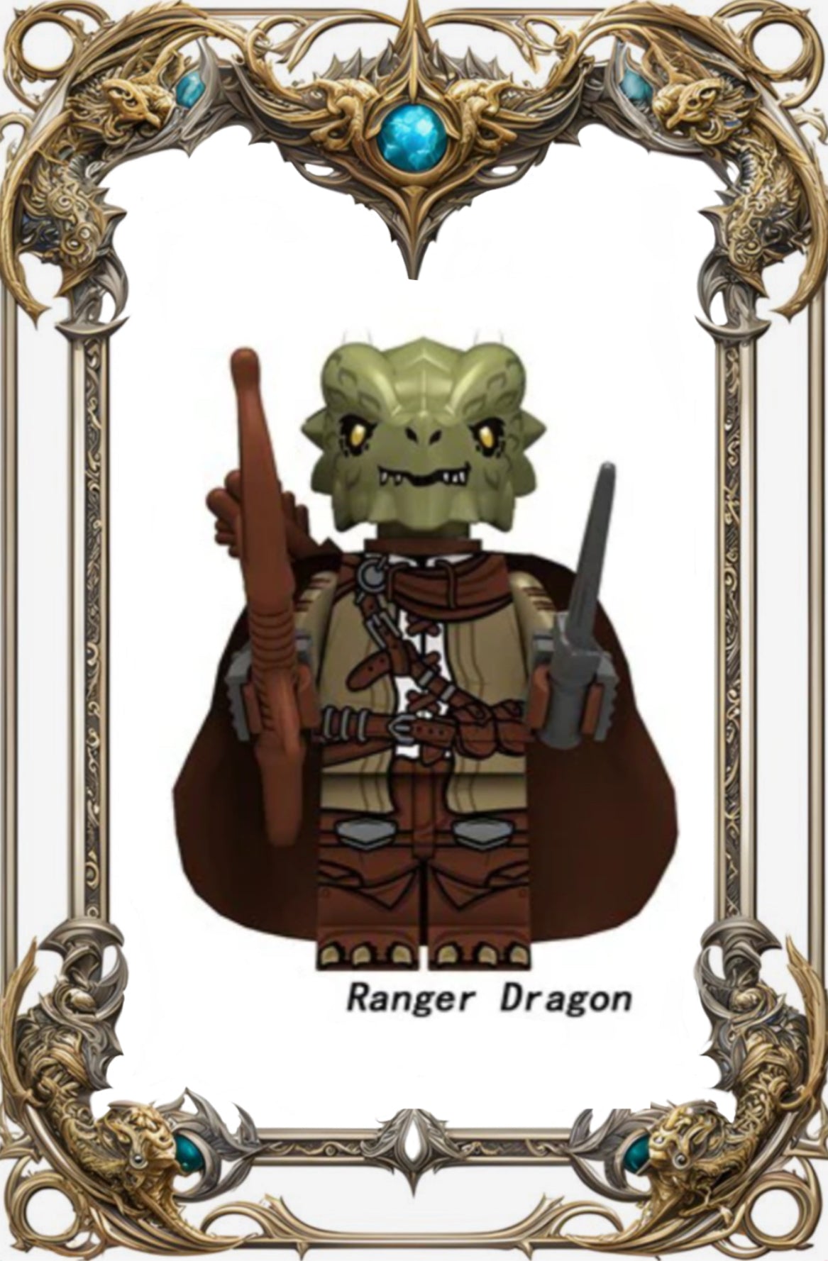 PREVENTE MINIFIGURE MÉDIÉVALE UNIVERS: RANGER DRAGON Custom Disponibilité fin septembre 2025