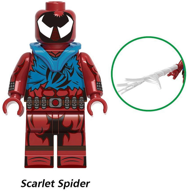 MINIFIGURE SPIDERMAN: SCARLET SPIDER custom