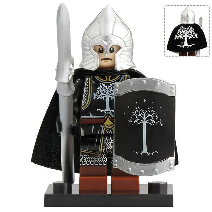 MINIFIGURE LOTR/ THE HOBBIT UNIVERS: GONDOR KNIGHT SOLDIER custom