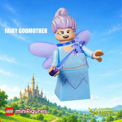 PREVENTE LEGO MINIFIGURE SÉRIES SHREK : FAIRY GODMOTHER "Socle+Fascicule inclus " Disponibilité fin septembre 2026